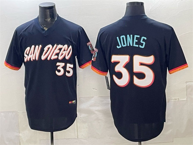 San Diego Padres #35 Randy Jones Obsidian HOLBERT 2026 City Connect Stadium Stitched Jersey