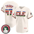 Cleveland Guardians #47 Donald Trump Cream HOLBERT Mexico Vapor Premier Limited Stitched Jersey