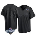 Los Angeles Dodgers #18 Yoshinobu Yamamoto Player Black HOLBERT World Series Pitch Fashion T-shirt Stitched Jerseys