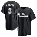 Philadelphia Phillies #3 Bryce Harper Black HOLBERT Lights Out Limited Stitched Jersey