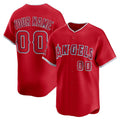 Custom Los Angeles Angels Red HOLBERT Alternate Limited Jersey
