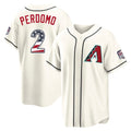 Arizona Diamondbacks #2 Geraldo Perdomo Player Cream HOLBERT USA 250 Fourth of July Home Game Stitched Jerseys