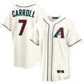 Arizona Diamondbacks #7 Corbin Carroll Player Cream HOLBERT Home Game Stitched Jerseys