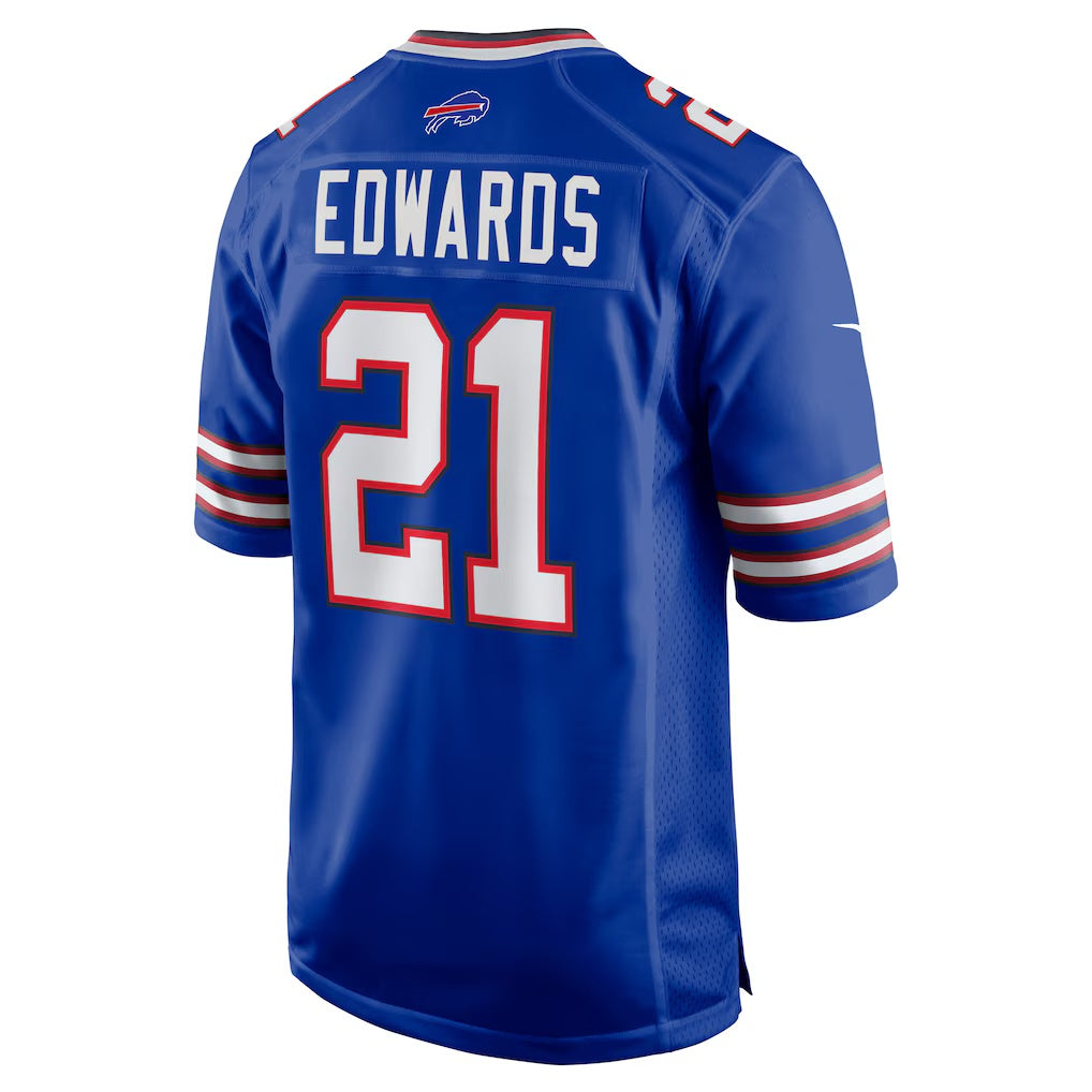 B.Bills #21 Mike Edwards Royal HOLBERT Game Jersey