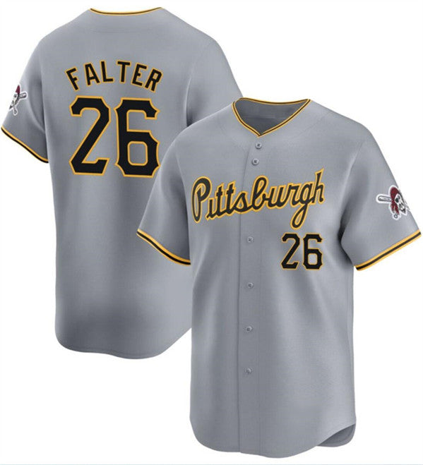Pittsburgh Pirates #26 Bailey Falter Gray HOLBERT Away Limited Stitched Jersey