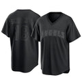 Los Angeles Angels #18 Nolan Schanuel Player Black HOLBERT Pitch Fashion T-shirt Stitched Jerseys