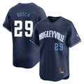 Chicago Cubs #29 Michael Busch Player Navy HOLBERT City Connect Limited Home Stitched Jerseys