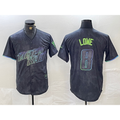 Tampa Bay Rays #8 Brandon Lowe Charcoal HOLBERT 2024 City Connect Limited Cool Base Jersey