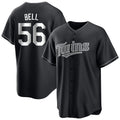 Minnesota Twins #56 Josh Bell Player Black HOLBERTHome Game Stitched Jerseys
