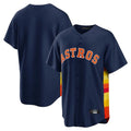 Houston Astros Blank Player Navy HOLBERT Home Game Stitched Jerseys