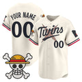 Custom Minnesota Twins x One Piece Cream HOLBERT Vapor Premier Limited Jersey - Stitched