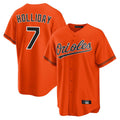 Baltimore Orioles #7 Jackson Holliday Player Orange HOLBERT Home Game Stitched Jerseys