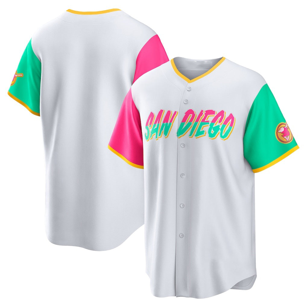 San Diego Padres White HOLBERT City Connect Replica Team Jersey