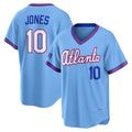 Atlanta Braves #10 Chipper Jones Powder Blue HOLBERT 2026 City Connect Stadium Jersey