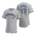 Toronto Blue Jays #17 Jose Berrios Gray HOLBERT Road Flex Base Player Jersey