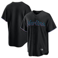 Miami Marlins Blank Player Black HOLBERT Home Game Stitched Jerseys