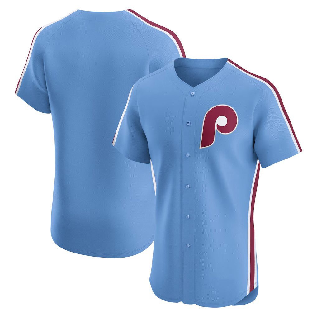 Philadelphia Phillies Light Blue HOLBERT Alternate Elite Jersey