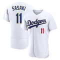 Los Angeles Dodgers #11 Roki Sasaki Player Gold White HOLBERT 2026 Collection Stadium Limited Elite Stitched Jerseys