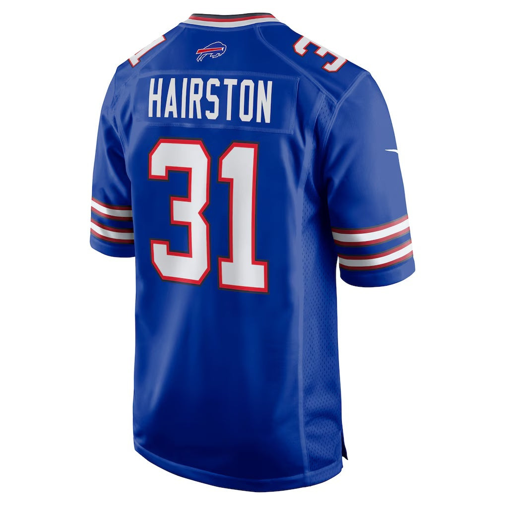 B.Bills #31 Maxwell Hairston Royal HOLBERT 2025 active First Round Pick Game Jersey