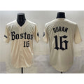 Boston Red Sox #16 Jarren Duran Cream HOLBERT Gothic Vapor Limited Stitched Jersey