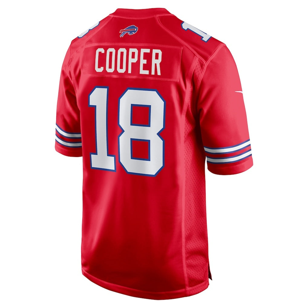 B.Bills #18 Amari Cooper Red HOLBERT Alternate Game Jersey