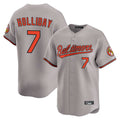 Baltimore Orioles #7 Jackson Holliday Player Gray HOLBERT Limited Home Game Stitched Jerseys