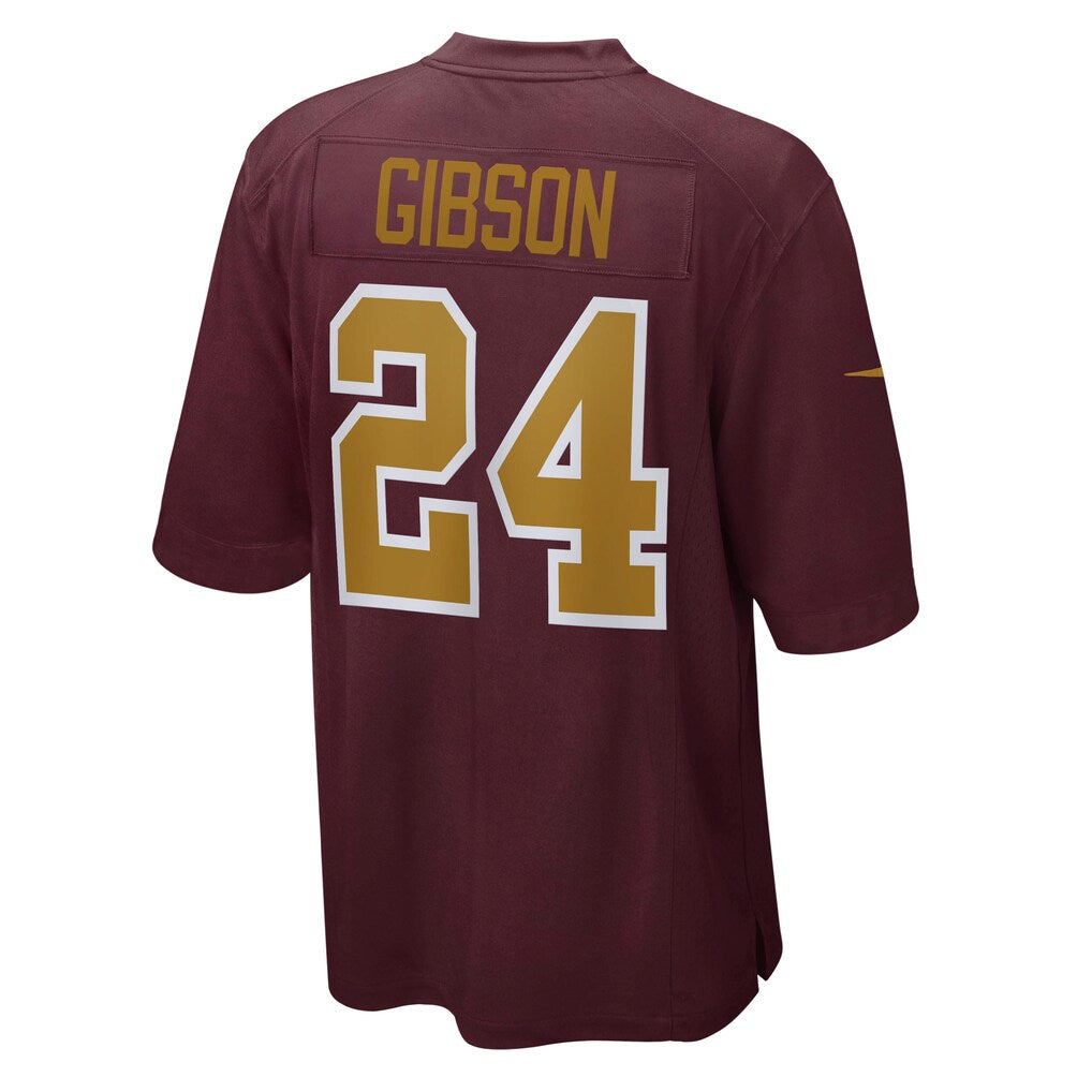 W.Football Team #24 Antonio Gibson Burgundy HOLBERT Alternate Player Game Jersey