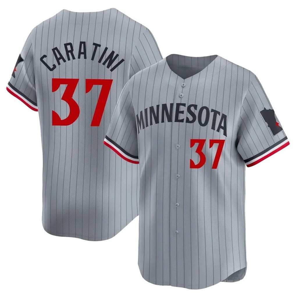 Minnesota Twins #37 Victor Caratini Player Gray HOLBERTHome Limited Stitched Jerseys