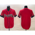 Atlanta Braves Blank Red HOLBERT City Connect Cool Base Stitched Jersey