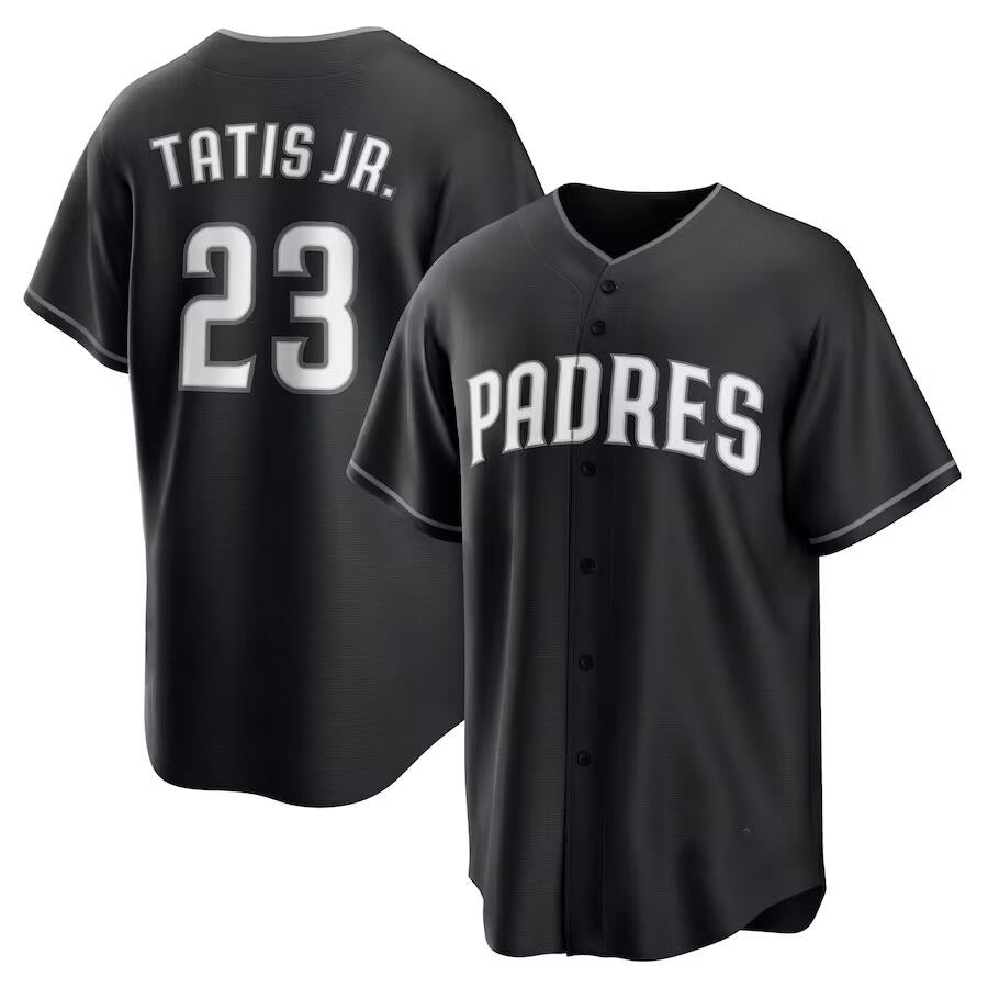 San Diego Padres #23 Fernando Tatis Jr. Black HOLBERT Limited Stitched Jersey