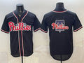 Philadelphia Phillies Team Big Logo 2026 Fashion Replica Black HOLBERT Out Stitched Jersey
