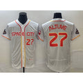 Houston Astros #27 Jose Altuve Number White HOLBERT 2023 City Connect Flex Base Stitched Jersey 2