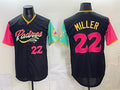 San Diego Padres #22 Mason Miller 2022 Black HOLBERT City Connect Cool Base Stitched Jersey
