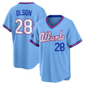 Atlanta Braves #28 Matt Olson Powder Blue HOLBERT 2026 City Connect Stadium Jersey