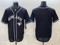 Toronto Blue Jays Blank 2026 Fashion Replica Black HOLBERT Out Stitched Jersey