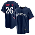 Minnesota Twins #26 Max Kepler Player Navy HOLBERTReplica Alternate Home Stitched Jerseys
