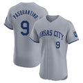 Kansas City Royals #9 Vinnie Pasquantino Player Gray HOLBERT Limited Elite Home Stitched Jerseys