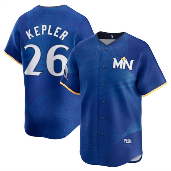 Minnesota Twins #26 Max Kepler Royal HOLBERT 2024 City Connect Limited Stitched Jersey