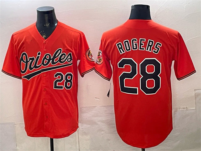 Baltimore Orioles #28 Trevor Rogers Orange HOLBERT 2025 Limited Stitched Jersey