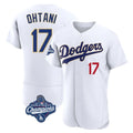 Los Angeles Dodgers #17 Shohei Ohtani Player Gold White HOLBERT World Series Meet 2026 Collection Stadium Limited Elite Stitched Jerseys