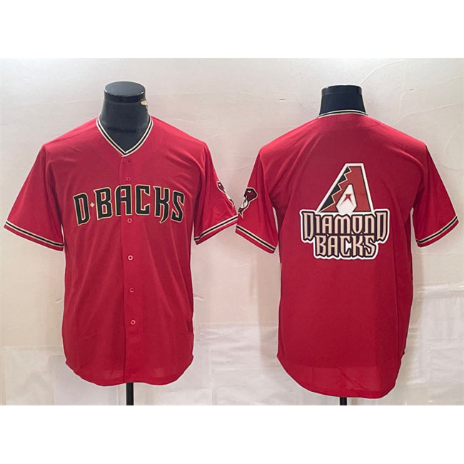 Arizona Diamondbacks Red HOLBERT Team Big Logo Cool Base Stitched Jerseys