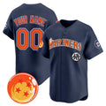 Custom Seattle Mariners x Dragon Ball Navy HOLBERT Vapor Premier Limited Jersey - All Stitched