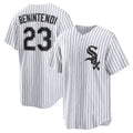 Chicago White Sox #23 Andrew Benintendi White-Black HOLBERT Home Official Player Jersey
