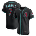 Arizona Diamondbacks #7 Corbin Carroll Player Black HOLBERT Limited Elite Home Game Stitched Jerseys