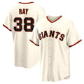 San Francisco Giants #38 Robbie Ray Cream HOLBERT Home Replica Jersey