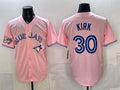 Toronto Blue Jays #30 Alejandro Kirk Pink HOLBERT 50 Seasons Patch Stitched Jersey