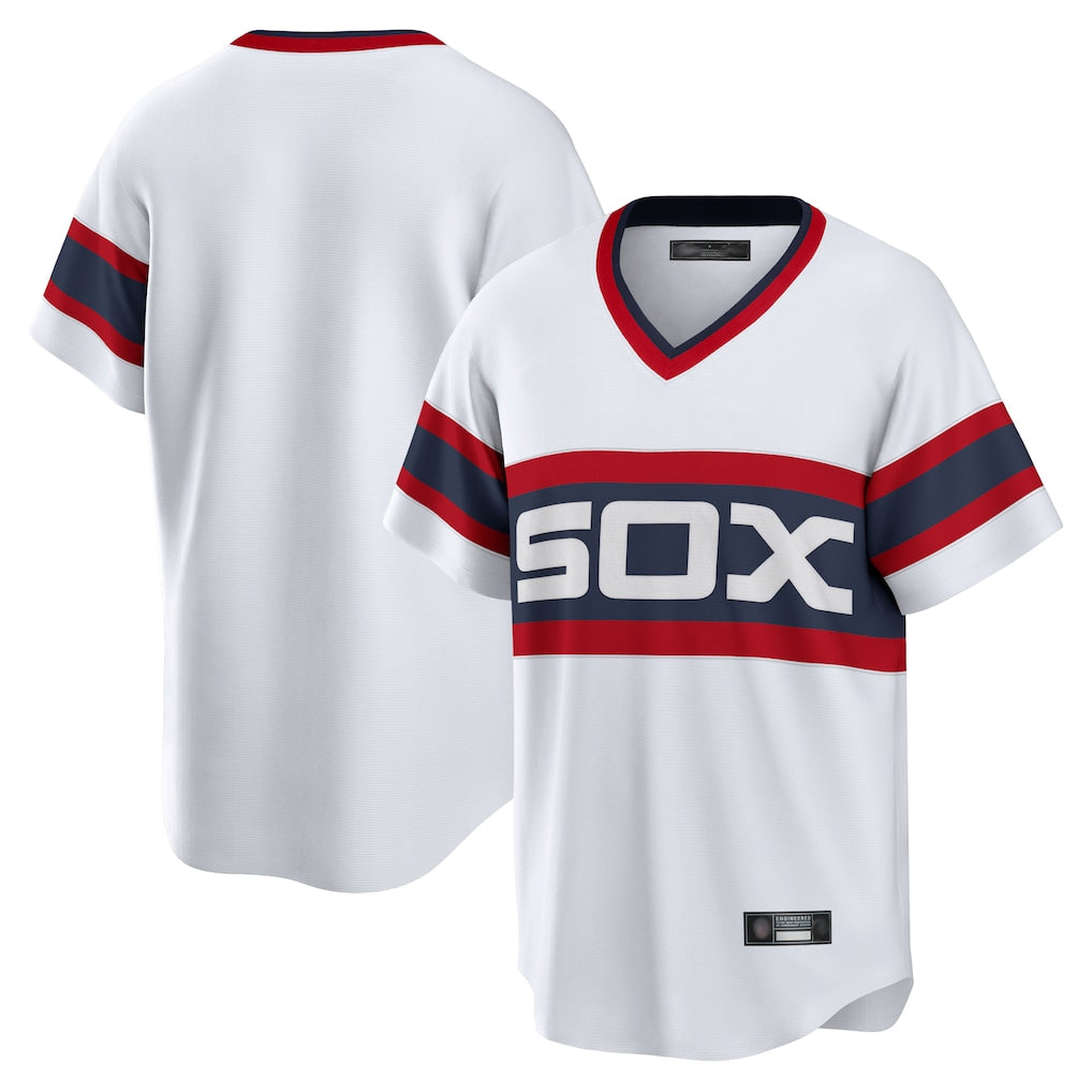 Chicago White Sox Blank Player White HOLBERT T-shirt Home Game Stitched Jerseys