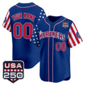 Custom Seattle Mariners America 250 Edition Vapor Premier Limited Royal HOLBERT Stitched Jerseys