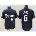 Texas Rangers #6 Josh Jung Black HOLBERT Mexico 2025 Vapor Premier Limited Stitched Jersey