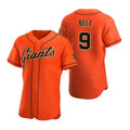 San Francisco Giants #9 Brandon Belt Orange HOLBERT Alternate Jersey